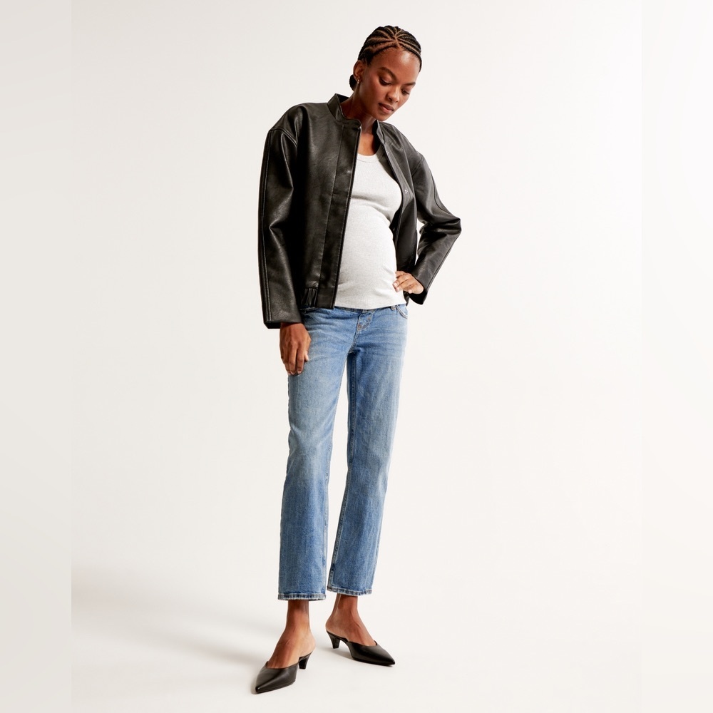 Abercrombie & Fitch Maternity Ankle Straight Jean